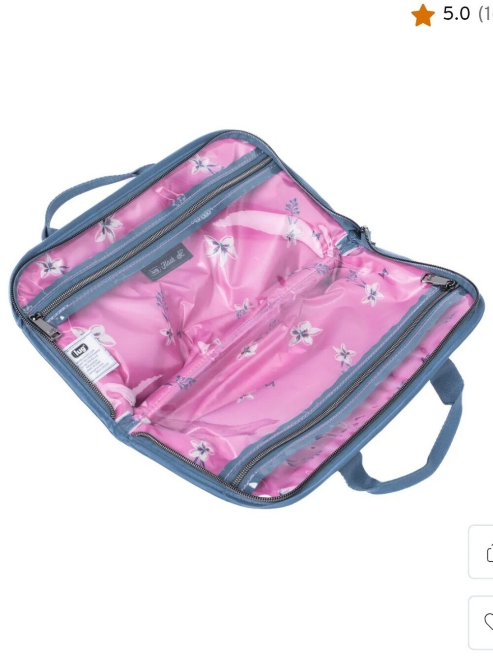 NWT Lug Flash Toiletry Travel Portfolio Case, Sold Out Color